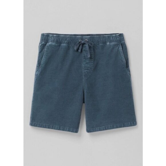 PrAna Bottoms Mens 2XL Grey Blue Canyon Camp Chino Shorts NWT - Picture 1 of 2